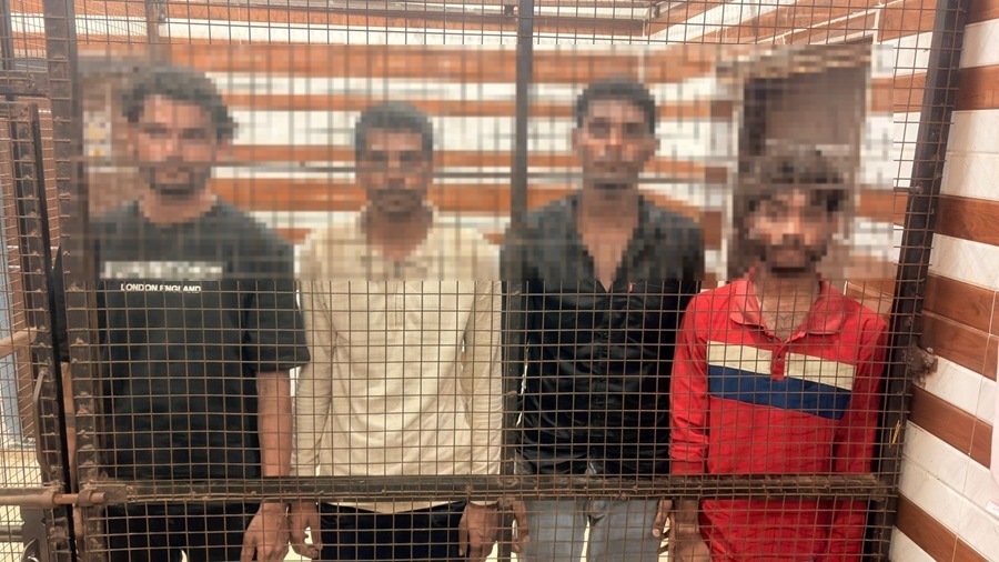 लाइन बाजार पुलिस को बड़ी सफलता: 4 शातिर चोर गिरफ्तार, तमंचा, कारतूस, नकदी व चोरी का सामान बरामद