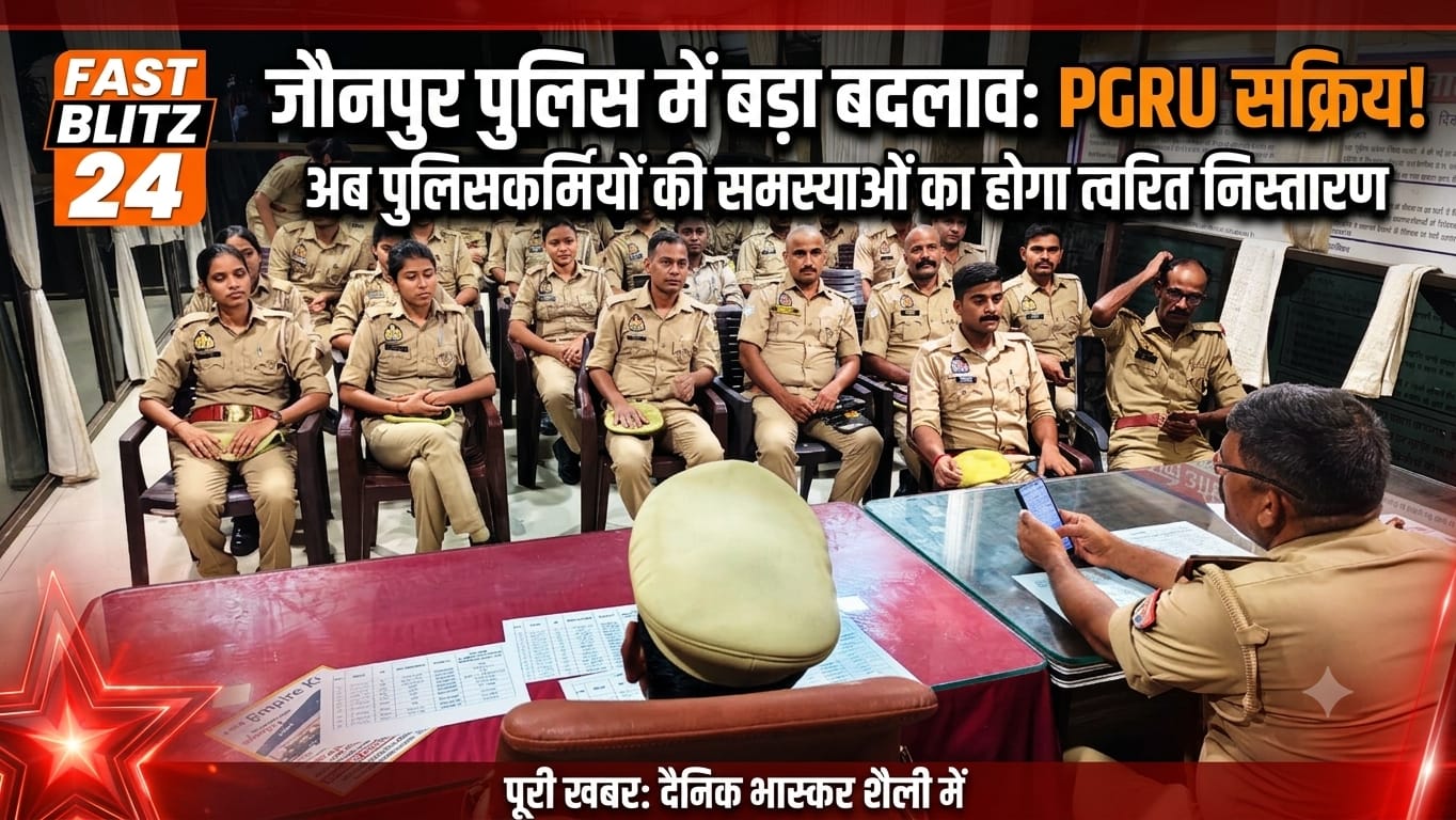 जौनपुर पुलिस में बड़ा बदलाव: अब पुलिसकर्मियों की समस्याओं का होगा त्वरित निस्तारण, SSP के निर्देश पर PGRU एक्टिव