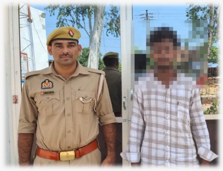 पॉक्सो एक्ट में वांछित आरोपी को सरायख्वाजा पुलिस ने किया गिरफ्तार