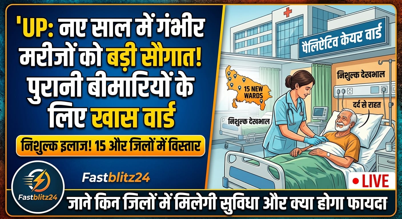 UP के 15 और जिलों में खुलेंगे पैलिएटिव केयर वार्ड, कैंसर और पैरालिसिस जैसी पुरानी बीमारियों के मरीजों को मिलेगा मुफ्त इलाज